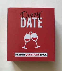 DIZZY DATE Drinking Card Game For Adults - 2023 Deeper Questions Expansion Pack - Picture 1 of 10