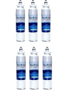6-Pack Refrigerator Water Filter Fits LG LT800P LT800PC ADQ73613401 ADQ72910901 - Picture 1 of 9