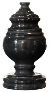 Urna de cremación de mármol memento princesa ébano 2 pulgadas cúbicas - Imagen 1 de 3