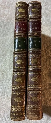 The Works of Thomas Gray - 1807 - 2 Volume Set - Antique / Poetry - Image 1 of 4