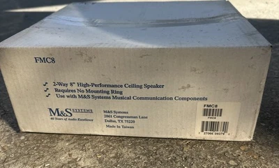 M&S Systems 2-Way 8” High performance Ceiling Speaker - Image 1 of 4