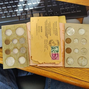 1957 P & D US Mint Set Uncirculated 20 Coin Set OGP, as pict - Picture 1 of 5