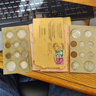 1957 P & D US Mint Set Uncirculated 20 Coin Set OGP, as pict - Image 1 of 4
