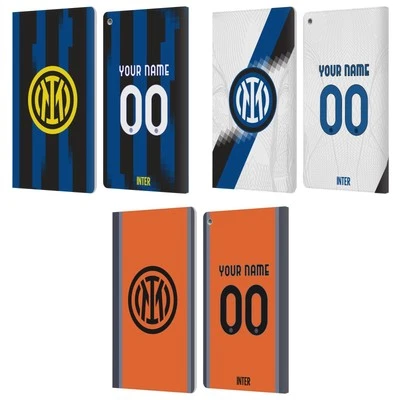 CUSTOM PERSONALISED INTER MILAN 2023/24 KIT LEATHER BOOK CASE FOR AMAZON FIRE - Image 1 of 4