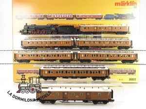 CU991 H0 ~AC DIGITAL SOUND MÄRKLIN 26922 Zugpackung Orient Express mit badischer - Imagen 1 de 24