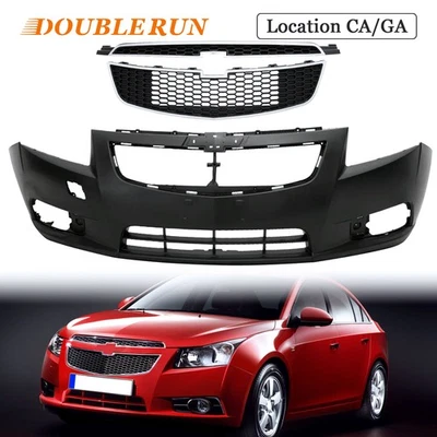 Front Bumper Cover & Grille Assembly For 2011-2014 Chevrolet Cruze Foto 1 de 4