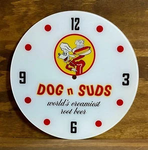 14-3/8" Dog N Suds Round Replacement Clock Face for Pam Clock FREE SHIP - Picture 1 of 1