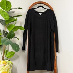 Lularoe 3XL Schwarz Lauren Langarm Pullover Strickkleid NEU - Bild 1 von 9