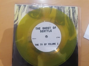 Very RARE NIRVANA * The Ghost Of Seattle * 90's USA LIVE YELLOW 7" EP ONLY 500 - Picture 1 of 7