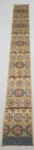 Vintage traditionelle japanische Gold Metallic Brokat Seide Obi Panel 268x35cms - Bild 1 von 13