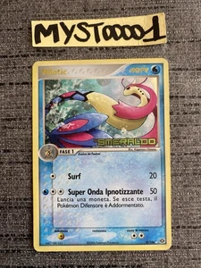 Carte Pokemon Milotic 8/106 RARE HOLO BLEED STAMPED Ex Emeraude ITALIEN Occasion - Picture 1 of 24