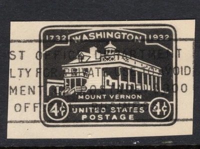 US Scott U527 Used - Cut Square - Cut Close - CV 17.50$ - Image 1 of 2