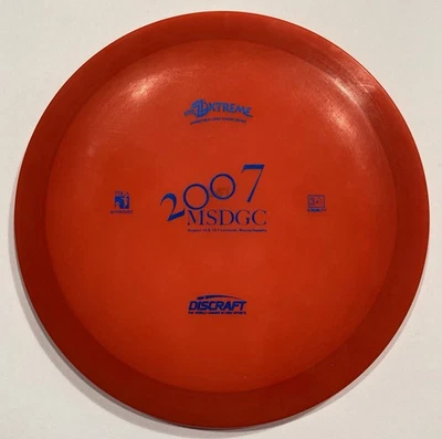 Discraft 💎Z Xtreme - MSDGC 4 Point Stamp - Walled Lake PAT# PFN 174 Very Rare💎 - Image 1 of 4