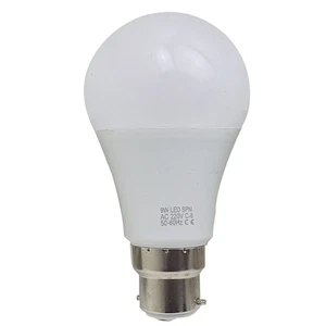 Lampadine LED B22 9W risparmio energetico bianco caldo A60 B22 avvitabili non dimmerabili - Foto 1 di 7