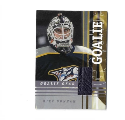 2001-02 ITG Be A Player Between the Pipes Goalie Gear #GG-17 Mike Dunham  /70 - Image 1 of 2