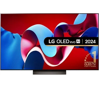 LG OLED55C44LA 55" C4 OLED evo 4K HDR Smart TV - Image 1 of 2