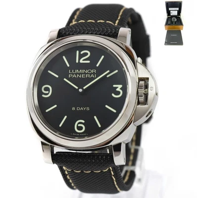 Panerai Luminor Base 2021 8 días PAM00560 44 MM esfera negra caja de acero papeles Foto 1 de 4