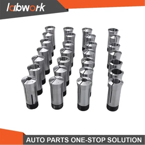 Labwork 28 Pack Industrial 5C Collet Kit Metric Set with Organizer Rack 1-28mm - Picture 1 of 24