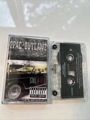 2pac + Outlawz Still I Rise 1999 Cassette Tape Death Row Interscope Rap Hip Hop - Image 1 of 4