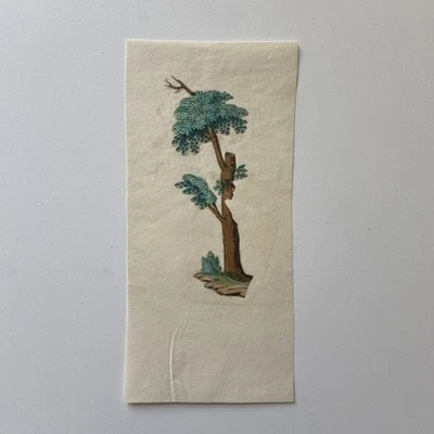 Antiguo árbol de colores grabado siglo XIX  Foto 1 de 3