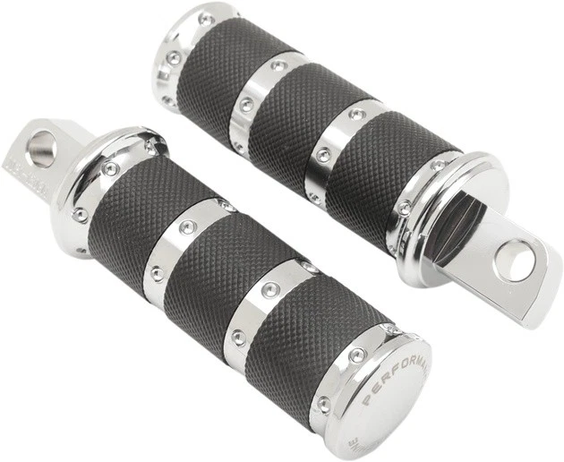 Performance Machine XLS Footpegs Chrome #0035-1161-CH Harley Davidson - Image 1 of 1