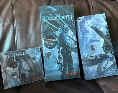Megadeth - Dystopia Limited Edition CD & Virtual Reality Goggles like new Foto 1 de 3