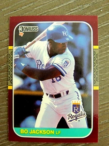 BO JACKSON 1987 DONRUSS OPENING DAY ROOKIE CARD #205     SET BREAK - Picture 1 of 1