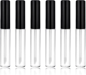 6 Stück leere Lipgloss Tuben, Lipgloss Behälter leer 10 ml nachfüllbar - Bild 1 von 12