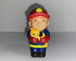 Battat Fire Woman Replacement Figure - Red Hair, Light Complexion, Orange Cat - Picture 1 of 8