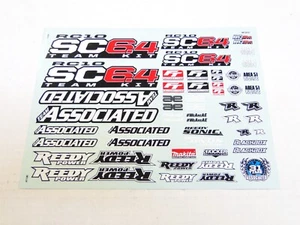 **NEW ASSOCIATED SC6.4 Body DECAL Sheet ADC - Picture 1 of 3