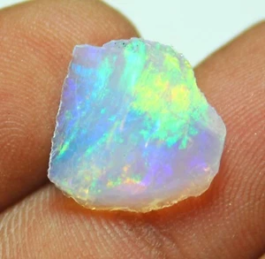 2.10 Ct. Natural Ethiopian Opal Rough Jumbo Fire Opal Loose Gemstone WO-62 - Picture 1 of 5