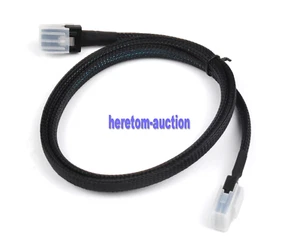 Mini SAS 36 Pin SFF-8087 to Mini SAS 36P 12Gbps hard Drive Data Cable 100CM - Picture 1 of 11