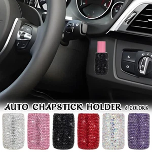Auto Lippenbalsam Halter Strass Auto Lippenstift Chapstick Halter Innendekor. - Bild 1 von 19