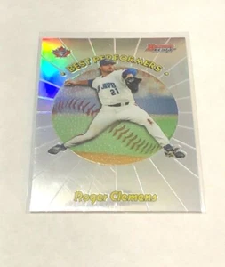 2018 Bowman's Best ROGER CLEMENS BEST PERFORMERS CARD - Picture 1 of 2