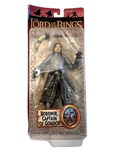 Toybiz Lord of the Rings Two Towers BOROMIR Captain of Gondor armor Figure NEW - Picture 1 of 9