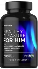 Horbäach Healthy Pleasure For Him- Libido Booster. With Maca. Best Before 04/24