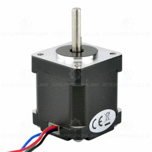 Motor paso a paso STEPPERONLINE Nema14 23Ncm 1.8Grad 0.5A 35x42mm Φ5mm 4 hilos DIYCNC - Imagen 1 de 5