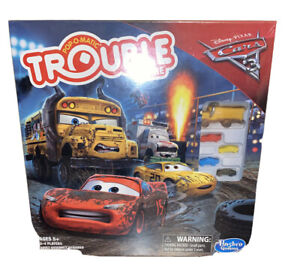 NIB Hasbro Cars 3 Trouble Board Game Toy