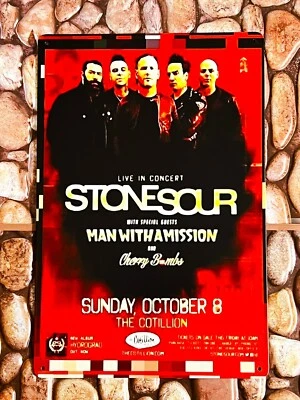 STONESOUR LIVE CONCERT AT THE COTILLION POSTER TIN METAL Foto 1 de 2