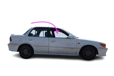 Подходит для 89-92 Mitsubishi Mirage, Eagle Summit пассажирское переднее правое стекло на окно двери - Изображение 1 из 4