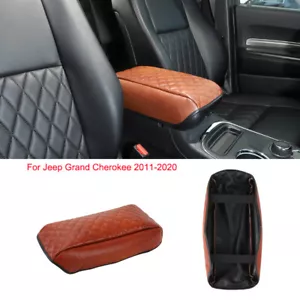 Center Console Lid Armrest Cover Cushion Pad For Jeep Grand Cherokee 2011-2020 - Foto 1 di 4