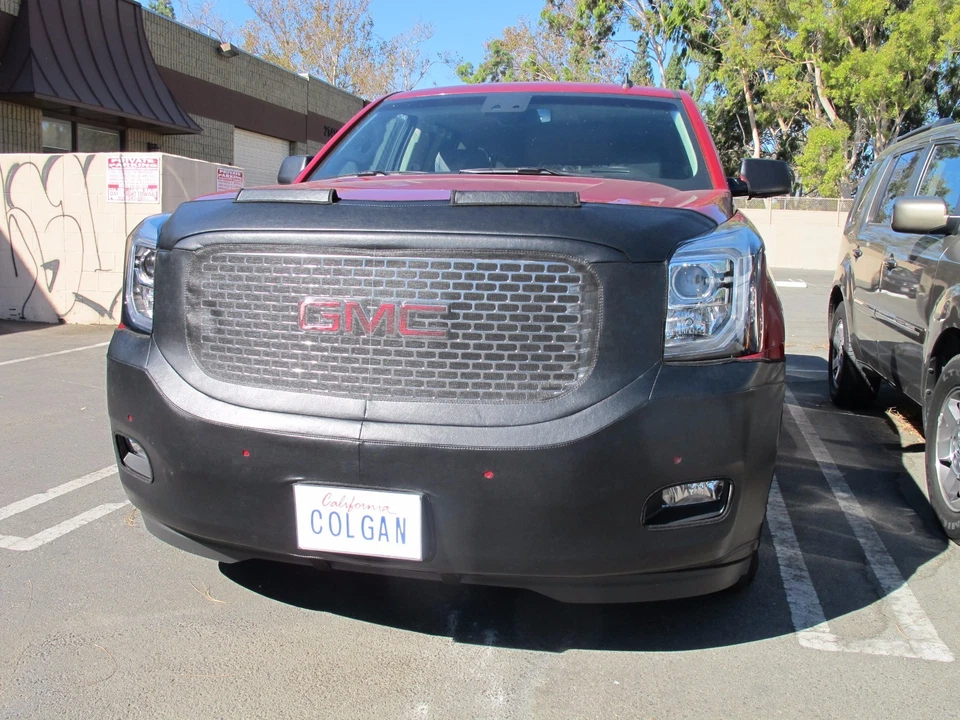 Sujetador con máscara frontal Colgan 2 piezas. Se adapta a GMC Yukon y XL 2015-2020 con licencia y sensores Foto 1 de 1