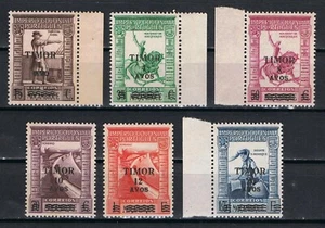 Timor, 1946 Af. 244 a 249 MNH** Juego completo CV 105,00€/$122,00 - Imagen 1 de 1