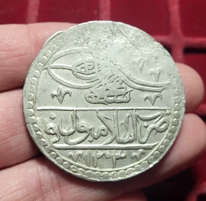 #65-165 ~ TÜRKEI 1 Yuzluk Selim III 1790 - KM.507 - 31,6g - Bild 1 von 3