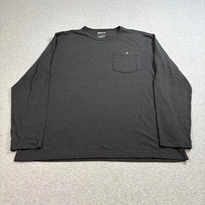 Duluth Shirt Men L Gray Long Sleeve Crewneck Pocket Tee Relaxed Fit Capsule Work - Picture 1 of 7