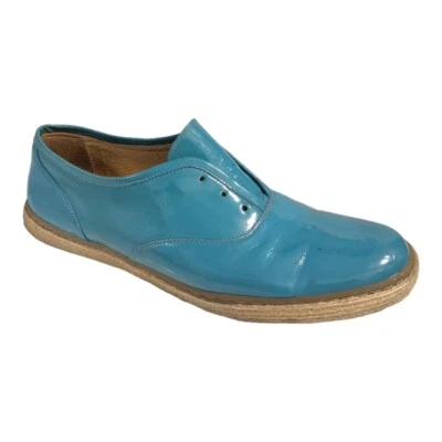 Alpargata Derby azul verde patente ceremonia de apertura, 43 Foto 1 de 4