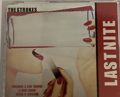 The Strokes - CD de 4 pistas Last Nite - BMG australiano. 2 Radio KCRW en vivo 2001 Foto 1 de 4