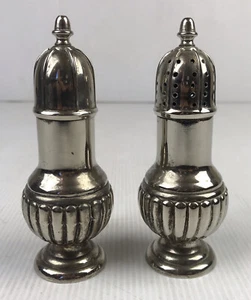 Vintage Silver Salt & Pepper Shakers - Picture 1 of 12