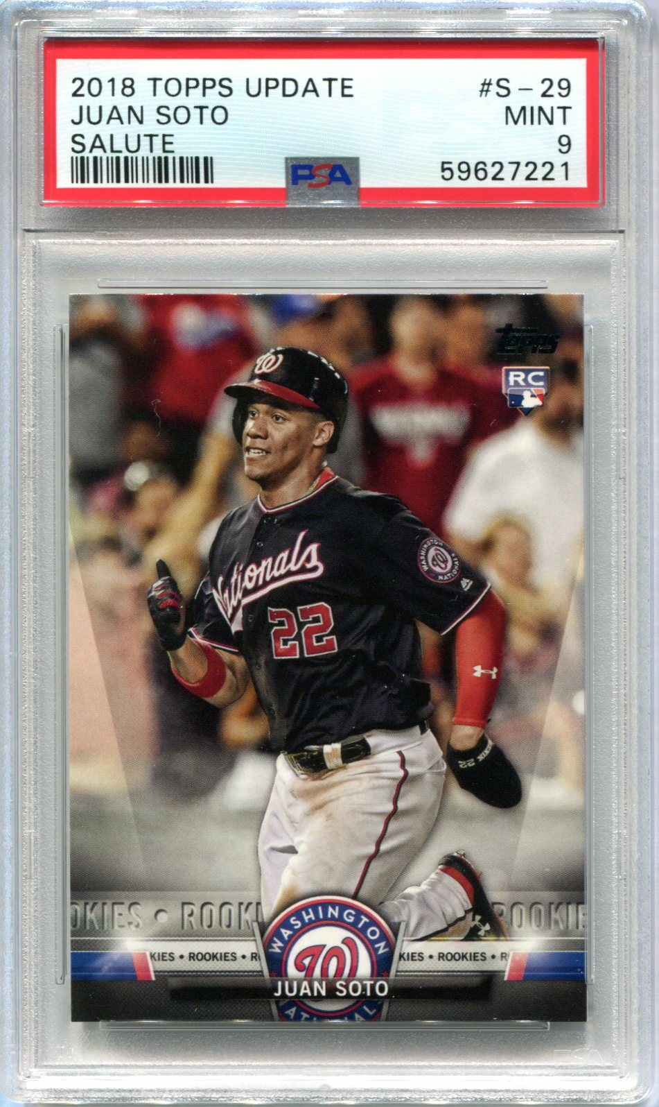 Juan Soto Salute Rookie RC #S-29 CSG 10 Gem Mint - puntoazulrestaurante.com