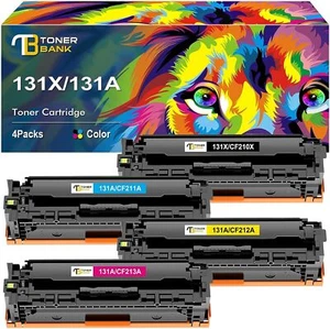 4x XXL TONER für HP LaserJet Pro 200 Color MFP M251 M251nw M276 M276nw 131X 131A - Bild 1 von 5